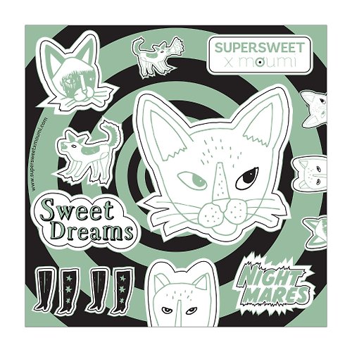 Supersweet Nightmares/Sweet Dreams Sticker