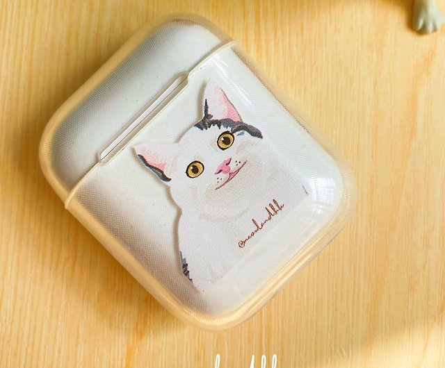 Meme cat earphone case B