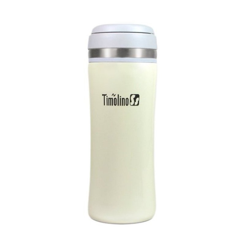 Timolinoポータブルカップ真珠色TTの350CC（パールホワイト） - 保温・保冷ボトル - ステンレススチール ホワイト