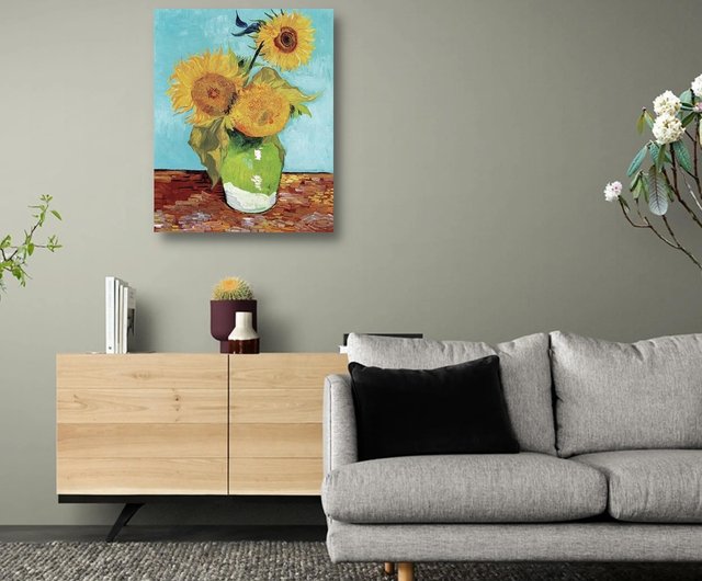 A3サイズ ハンドメイド・手芸 ゴッホ ひまわり 絵画 レプリカ