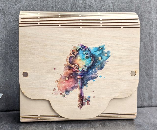 Wooden book art box 