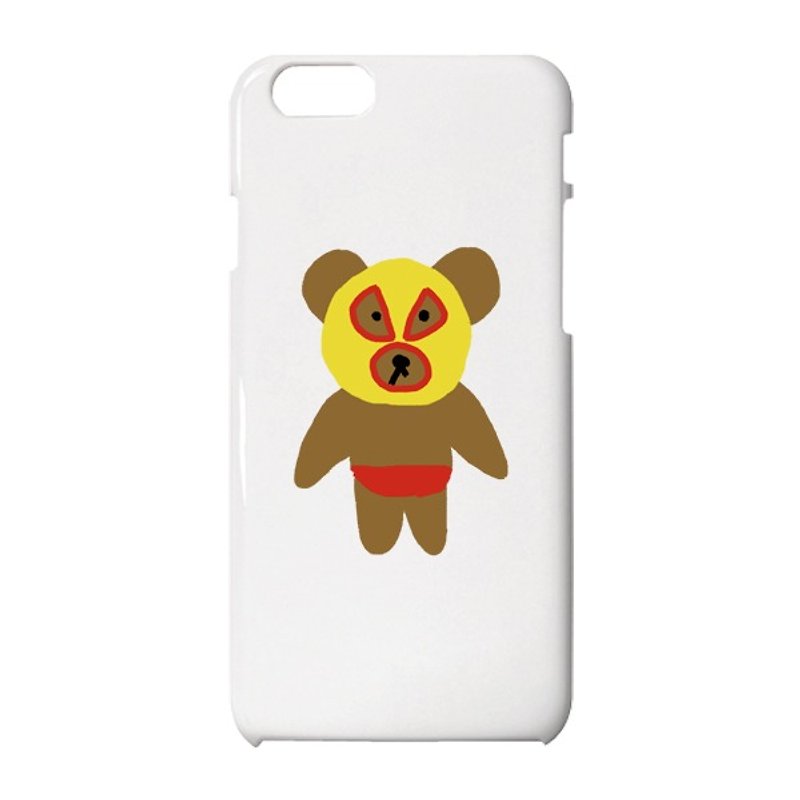 Wrestler Bear #1 iPhone case - Phone Cases - Plastic White