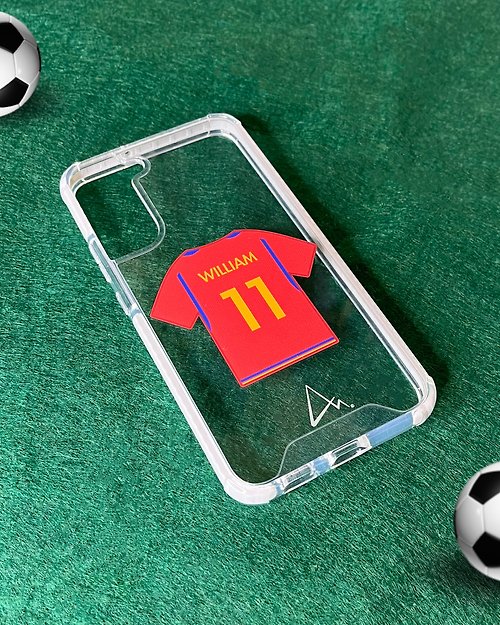 ARMOR 【世界杯系列】Samsung Galaxy S22系列_印花電話保護殼_球衣1