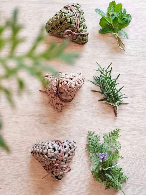 Bobotree 編織生活 與粽不同、香草粽 - DIY 編織材料包【含材料包及線上教學影片】