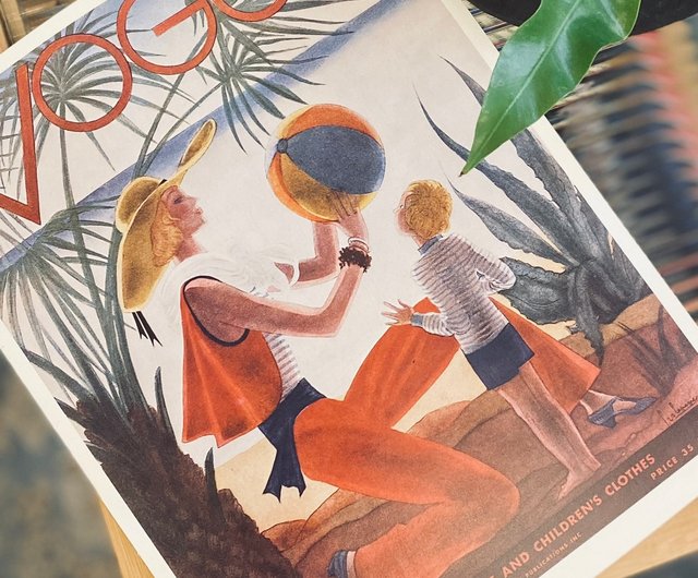 VOGUE 1931年3月号 1931年 ファッション雑誌VOGUEの表紙、1900年から1970年までの