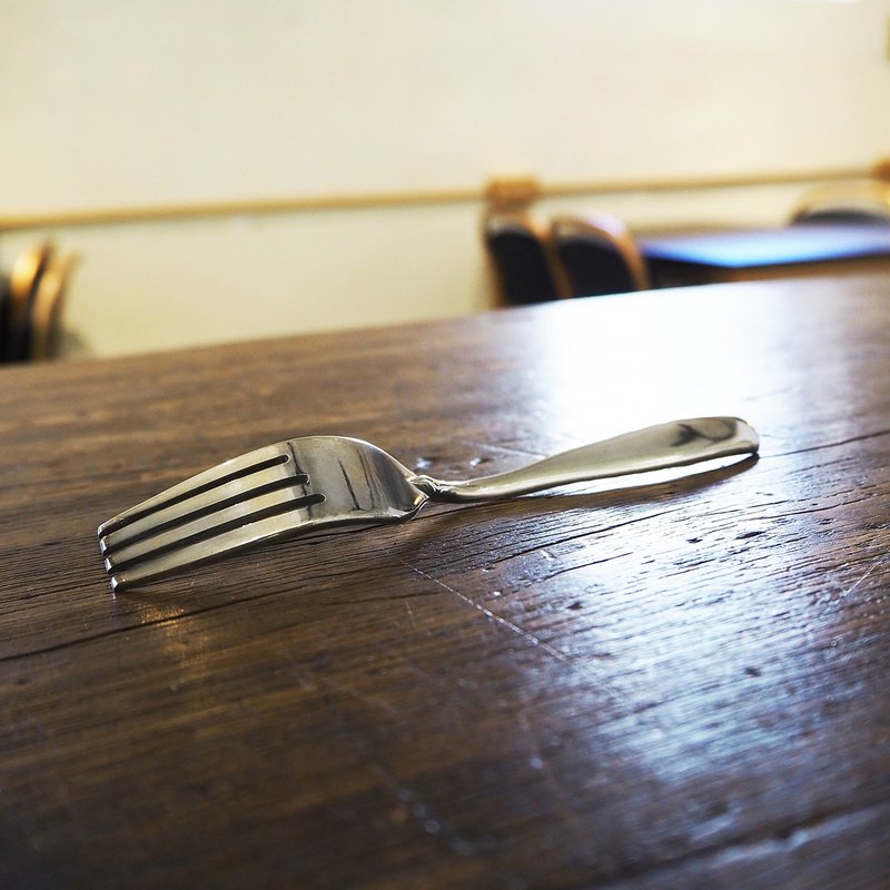 salad fork_銀器沙拉叉子 925銀 限量 設計師 訂製 珠寶 餐具 - 刀叉/湯匙/餐具組 - 銀 銀色