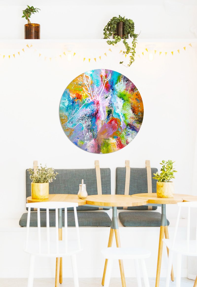 抽象繪畫－來找找我 - 海報/掛畫/掛布 - 棉．麻 多色