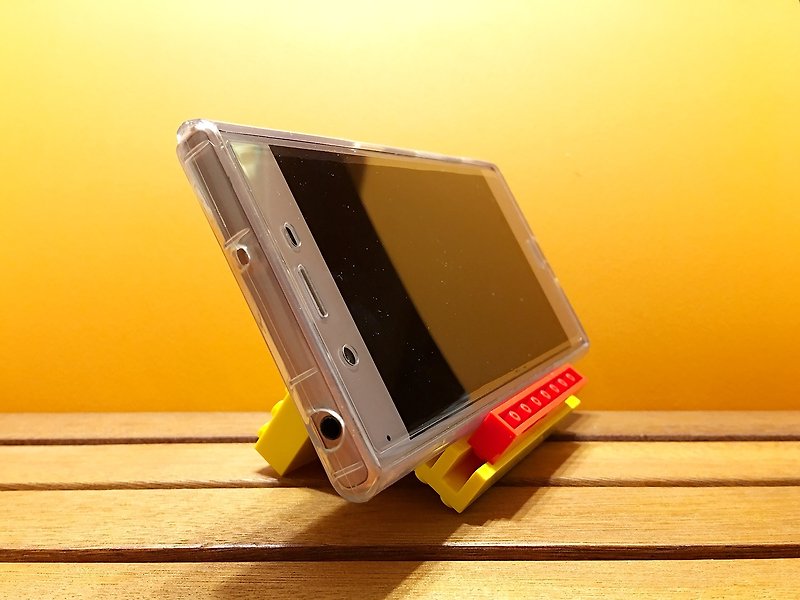 Building Block Phone Holder (Six Angle Adjustment) Compatible with LEGO LEGO Cute Gifts - กล่องเก็บของ - พลาสติก หลากหลายสี
