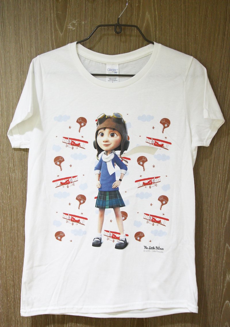 Little Prince Movie Edition License - T-shirt - Women's Tops - Cotton & Hemp Red