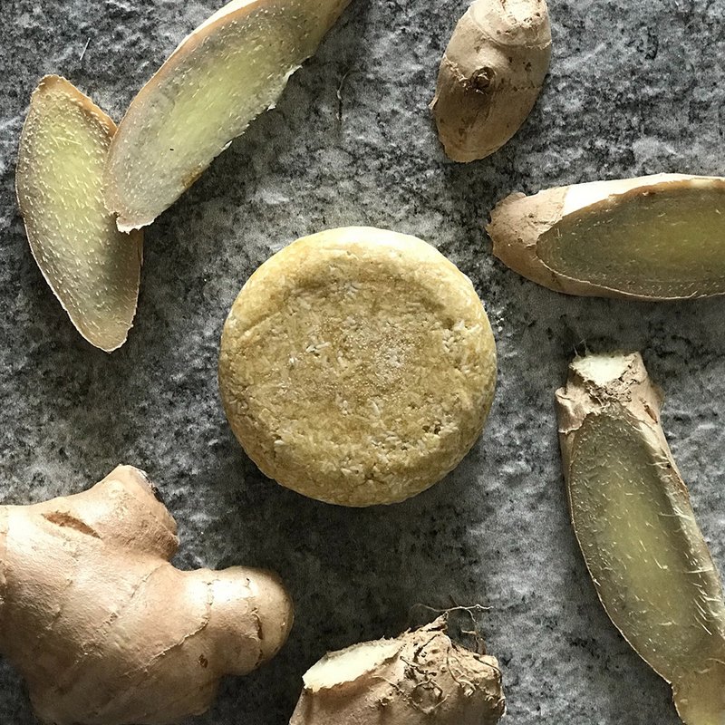 生薑活化洗髮皂 - 沐浴乳/沐浴用品 - 植物．花 卡其色