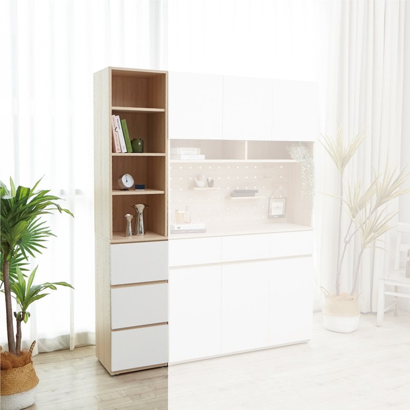 Starry 萬用收納高櫃組合(免組裝/系統家具/200cm) - 其他家具 - 木頭 卡其色