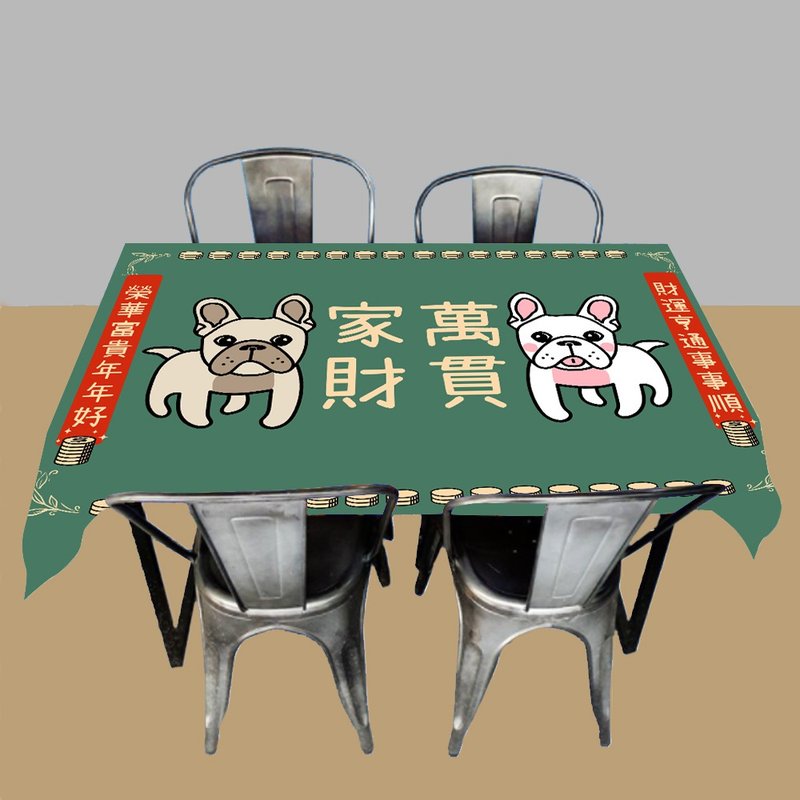 法鬥 桌布 露營 - 桌布/桌巾/餐墊 - 棉．麻 綠色