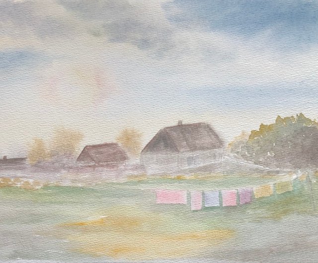 原画#3956 アリゾナ　鷲　アメリカ　風景画　ドローイング　水彩画　インテリア 原画#4085 汽車 黒猫 アリゾナ 水彩画 ドローイング アート 絵