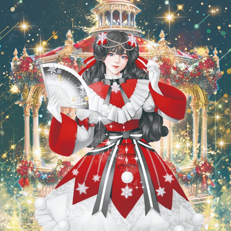 Spin off, Character, Charlotte - 貼紙 - 紙 紅色