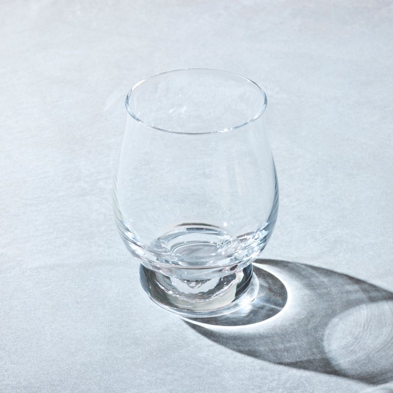 日本製北海道小樽 Fuwari 玻璃杯 360ml - 酒杯/酒器 - 玻璃 透明
