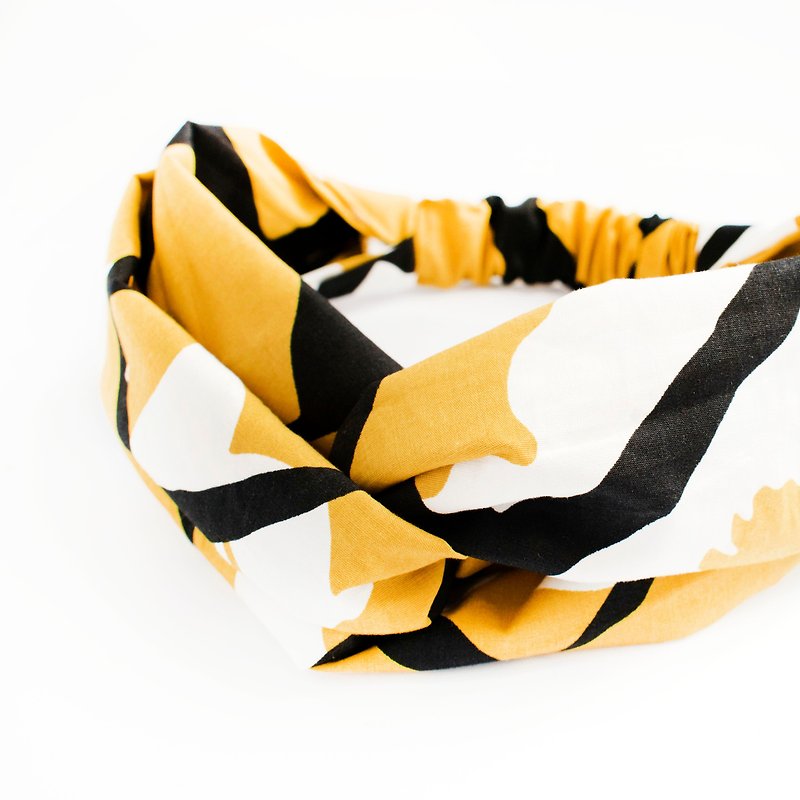 Mustard Yellow Cotton Headband - Headbands - Cotton & Hemp Yellow