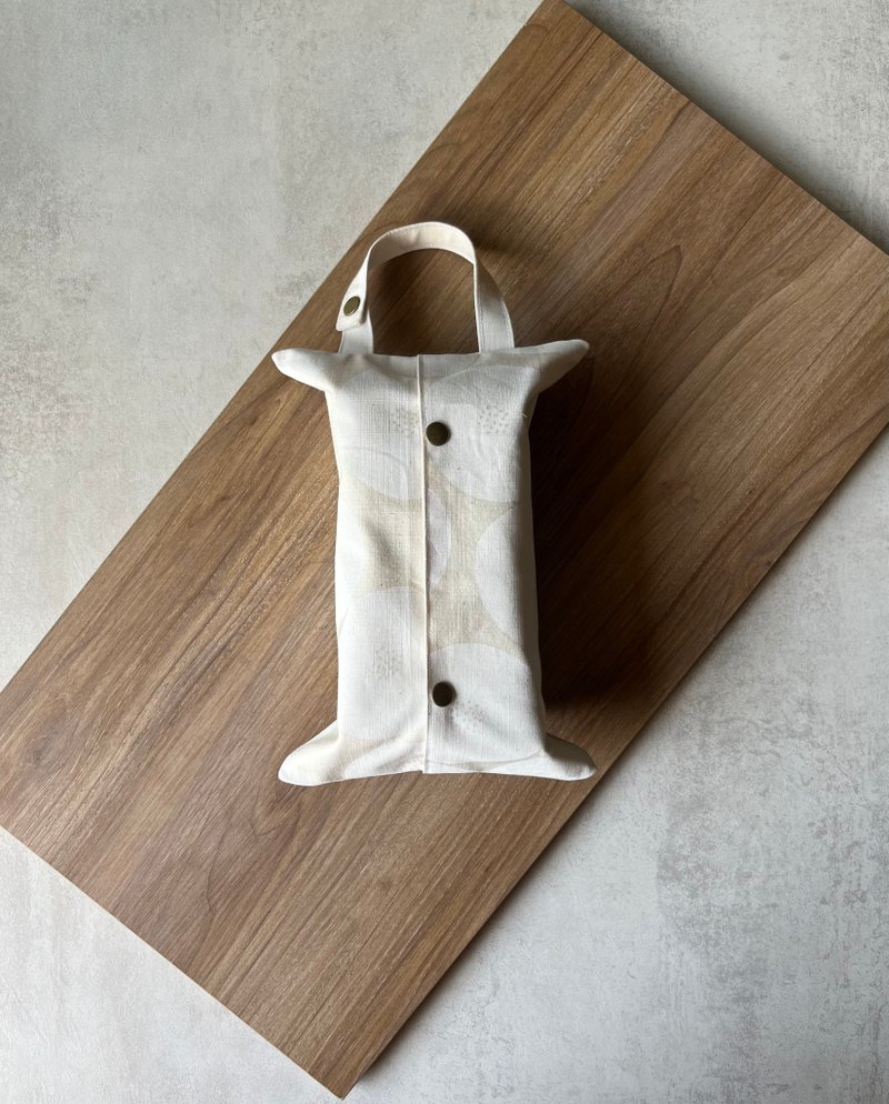 Hanging toilet paper bag丨White bean paste - Tissue Boxes - Cotton & Hemp 