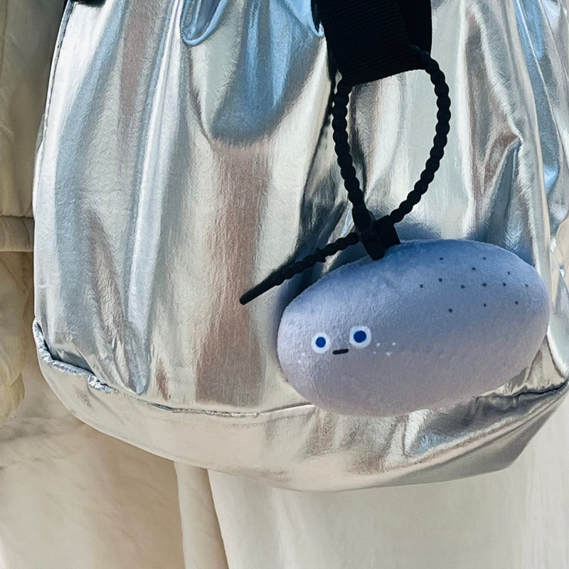 humor毛毛石頭  毛毛巨石 養石頭 - 枕頭/抱枕 - 其他人造纖維 