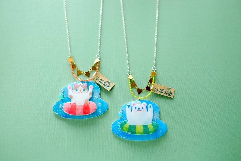 Pleasantly go swimming necklace - Necklaces - Plastic 