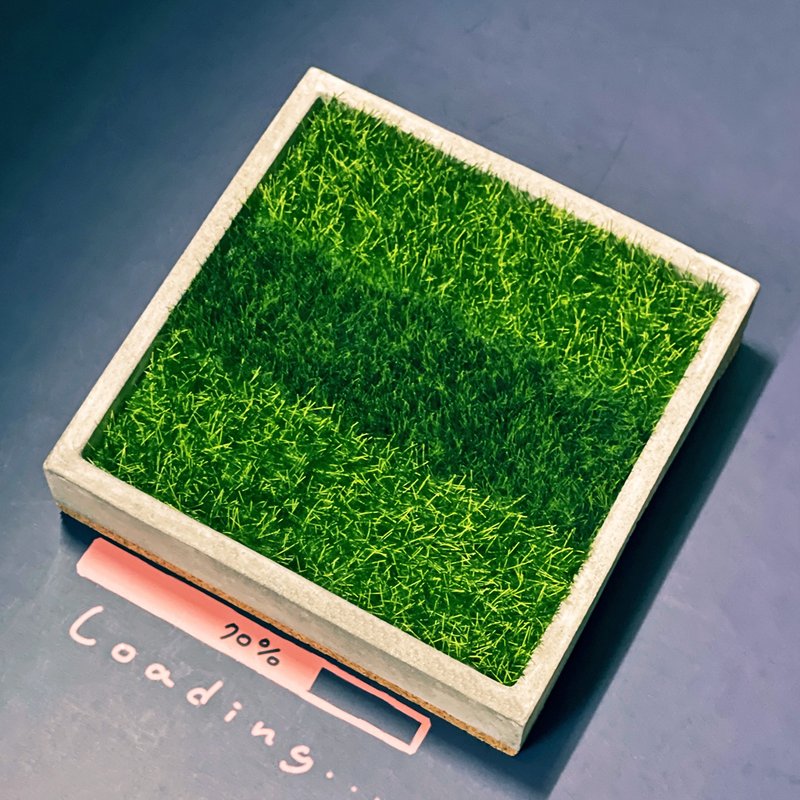 Touch turf Cement coaster sports court model - ที่รองแก้ว - ปูน ขาว