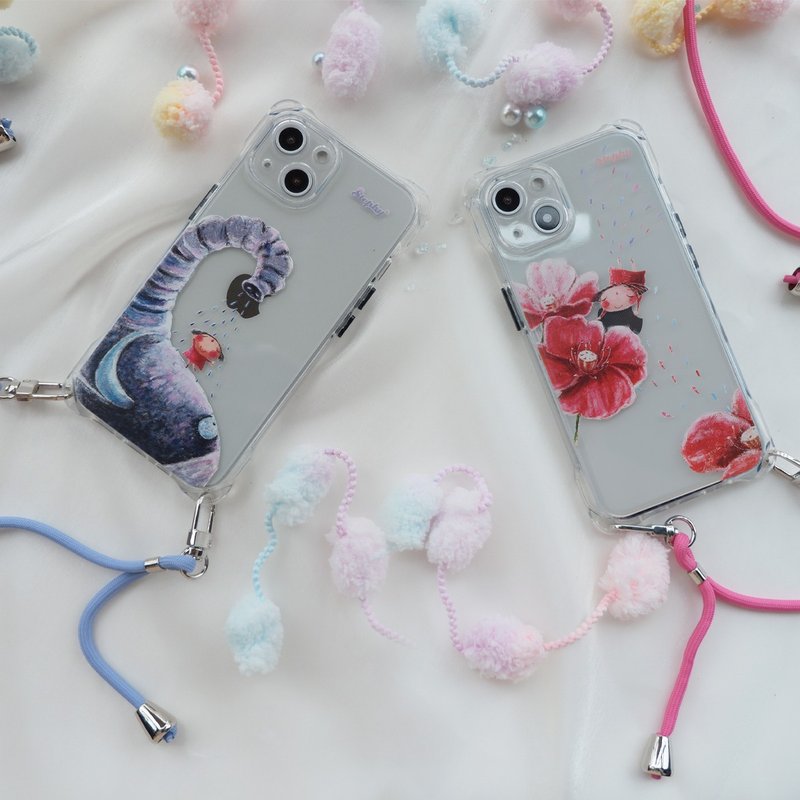 [Magsafe Magnetic Suction] Lanyard Phone Case | iPhone16 New Strap Phone Case - เคส/ซองมือถือ - พลาสติก 