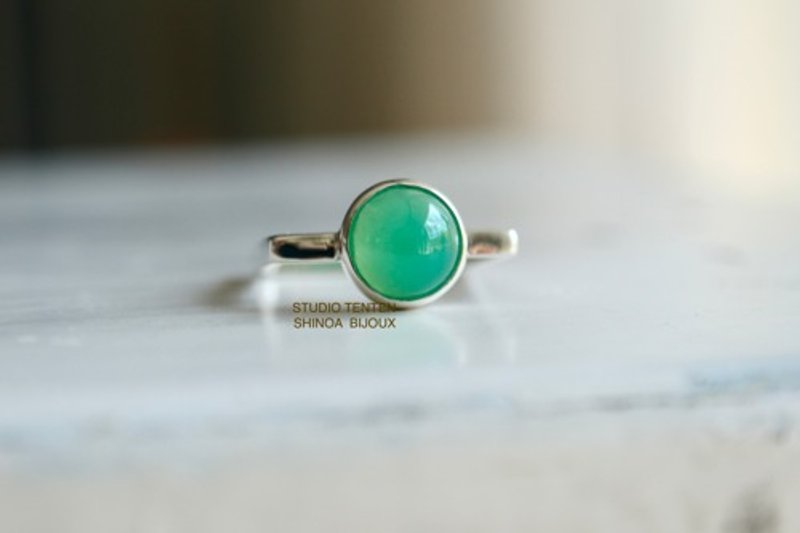 Pinkoi Proxy Purchase - [Australian Chrysoprase] ring - General Rings - Gemstone 