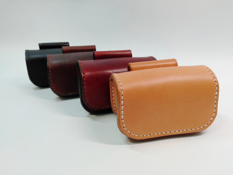 Genuine Leather Other - Pinot four-fold waist presbyopic glasses case (horizontal)
