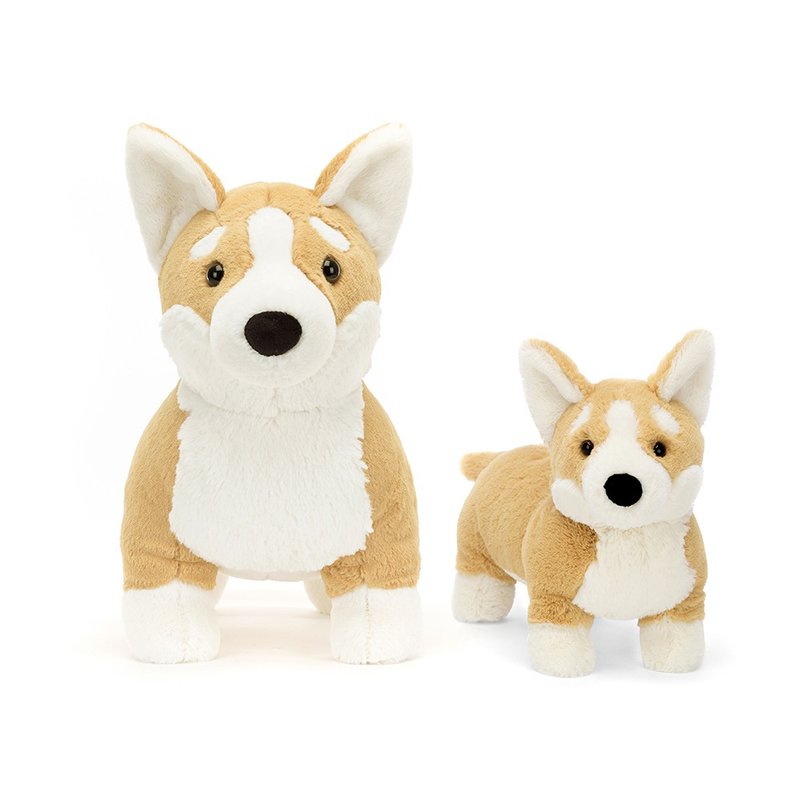 Jellycat Betty Corgi - ตุ๊กตา - เส้นใยสังเคราะห์ สีทอง