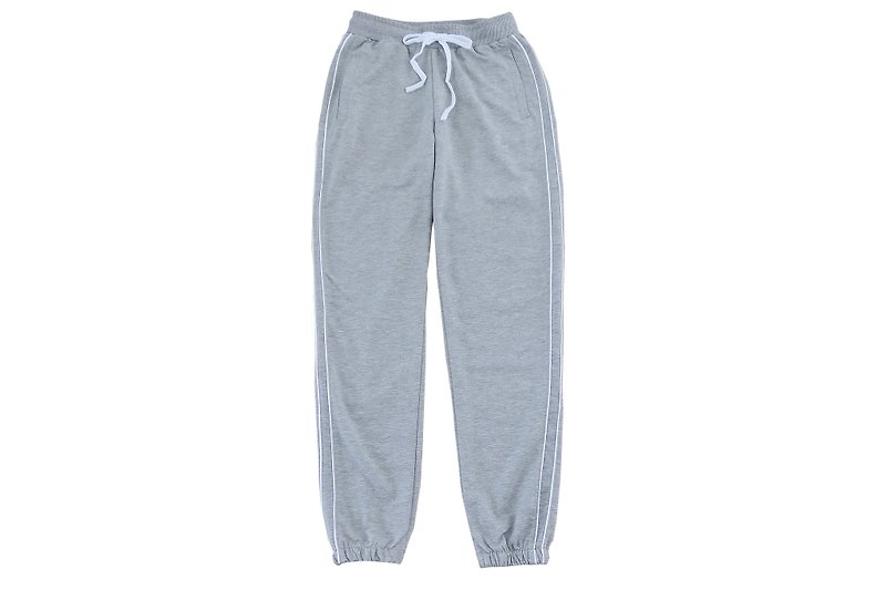 toolsHigh-density terry trousers # 男 男 可 穿 #Sports pants casual sports 160902-28 - Men's Sportswear Bottoms - Cotton & Hemp Silver