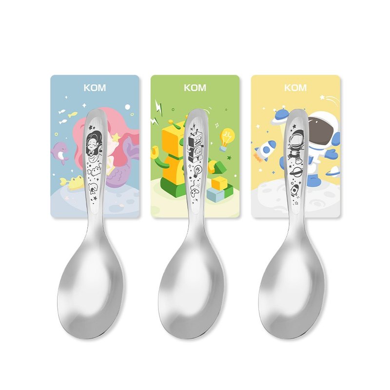 [KOM] Exclusive new model-Dream Series-316 Stainless Steel children's spoon-one of three types - Cutlery & Flatware - Stainless Steel Silver