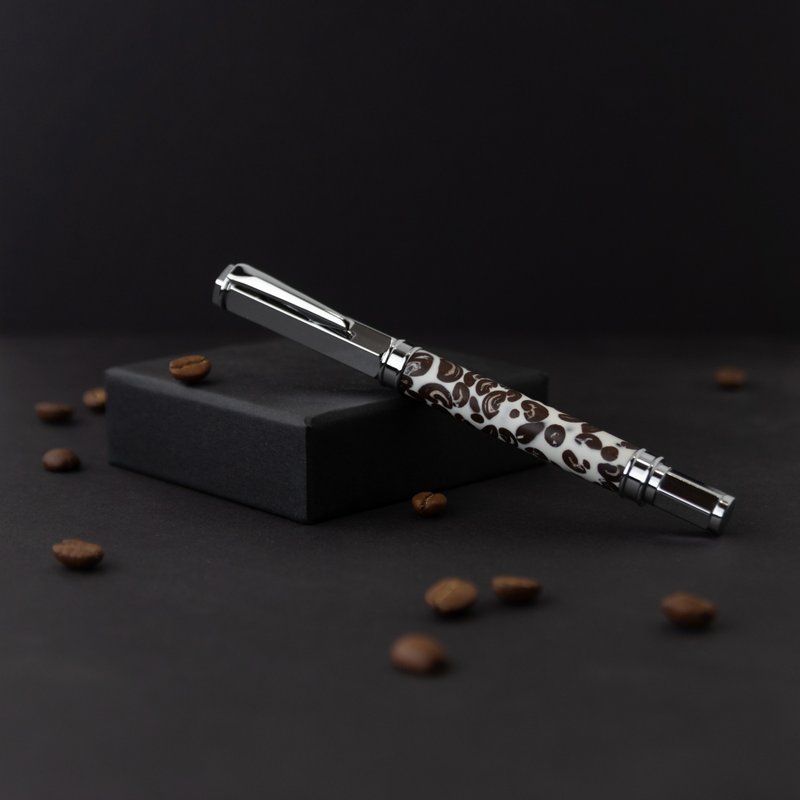 Coffee Bean Fountain Pen/Ballpoint Pen | Special Note・Limited Production - ปากกาหมึกซึม - ไม้ สีนำ้ตาล