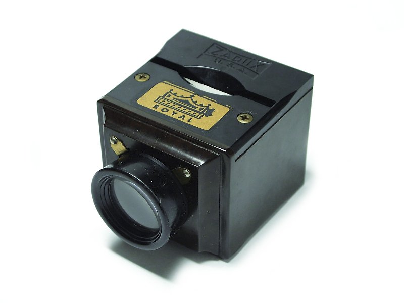 80s Zadiix 美國製攜帶型幻燈片機 - 攝影集 - 塑膠 黑色