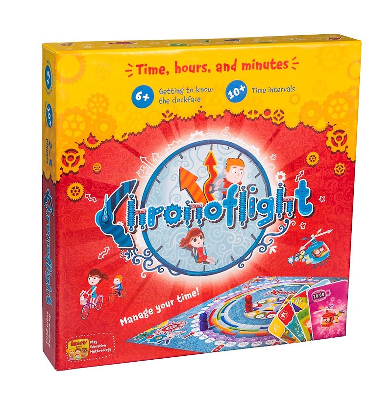 THE BRAINY BAND - Chronoflight - Children Board Game - ของเล่นเด็ก - กระดาษ 