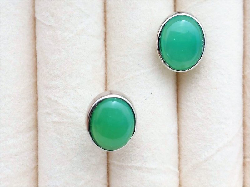 Light Jewelry | Simple Series Earrings | Australian Jade - Earrings & Clip-ons - Jade 