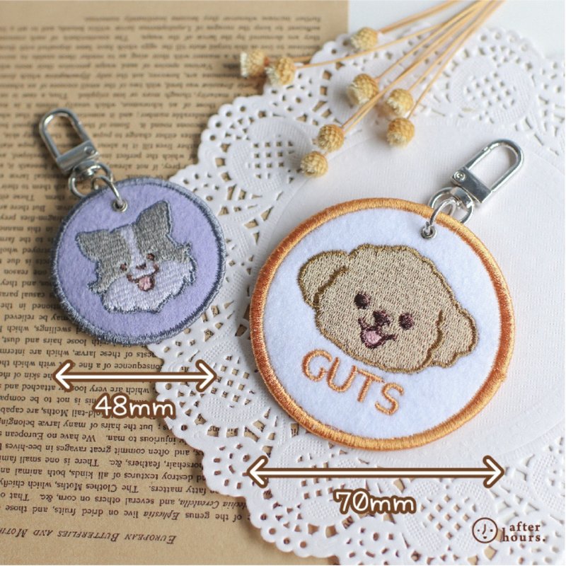 【Dogs 狗狗】客製化電繡寵物名牌 /刺繡寵物名牌 - 客製化寵物商品 - 其他材質 