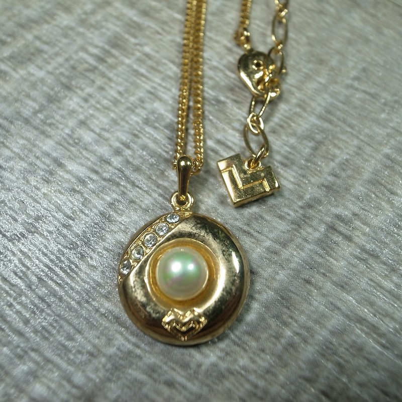 Old bone Mario Valentino necklace B46 vintage - Necklaces - Other Metals 
