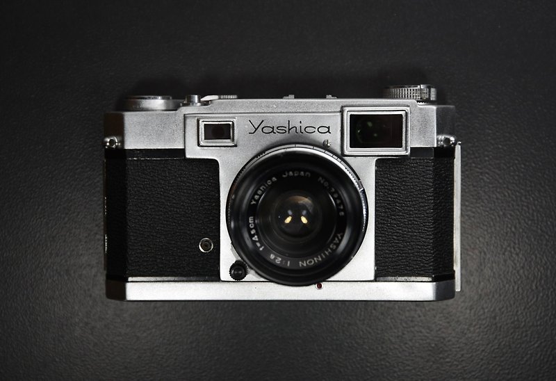 [クラシックアンティーク] ヤシカ 35 1958 黄斑焦点付きレンジファインダーカメラ - カメラ - 金属 