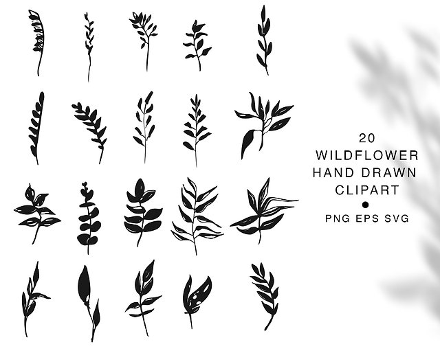 Hand Drawn Art Supplies Free SVG