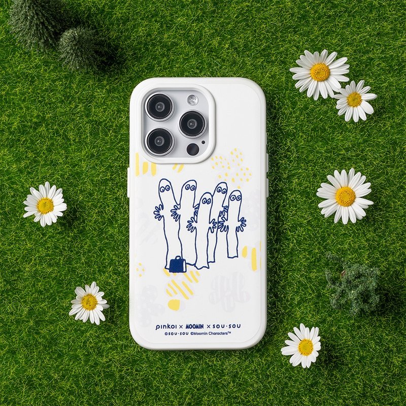 SolidSuit (MagSafe compatible) anti-fall back phone case∣Tree Spirit-Blooming iPhone: - เคส/ซองมือถือ - พลาสติก ขาว