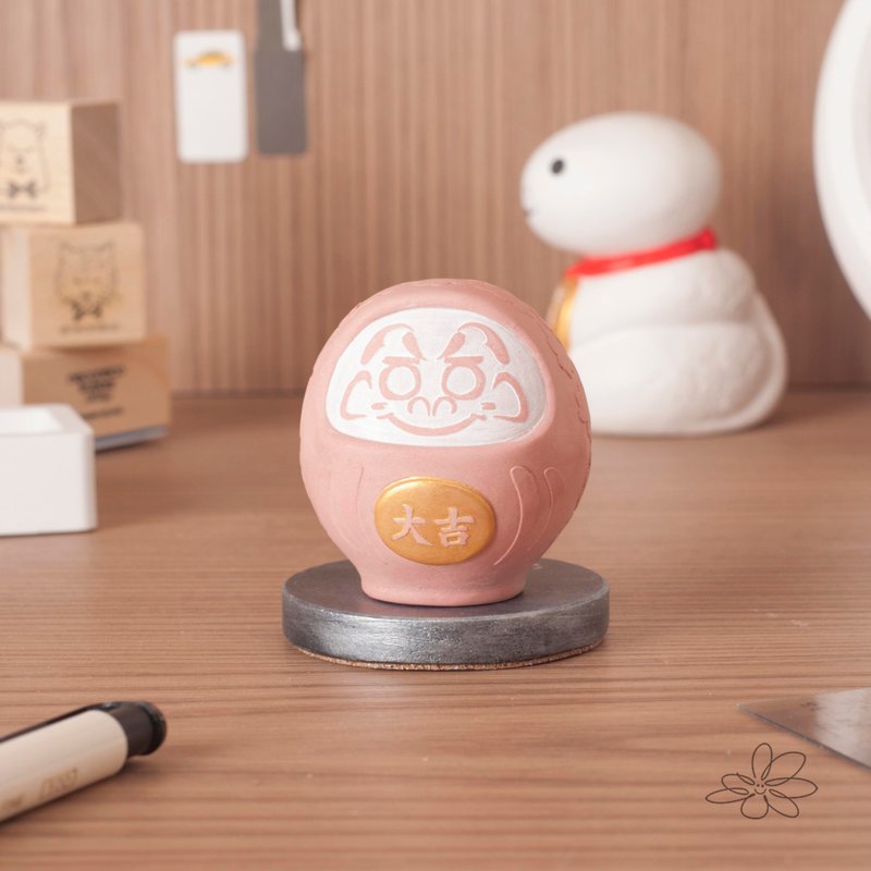 | woohuang | 水泥材質 |  超可愛 大吉彩色達摩 - 玩偶/公仔 - 水泥 多色
