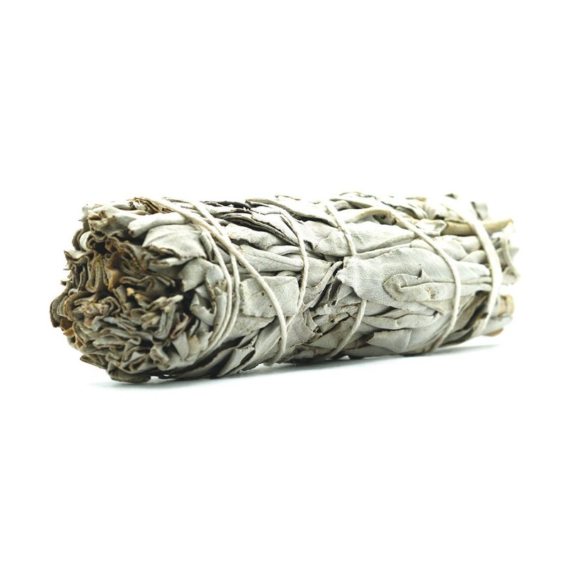 Faiza Naturals 加洲白鼠尾草煙薰棒 4寸 真空包裝 美國農場直送 - 香氛/精油/擴香 - 植物．花 白色