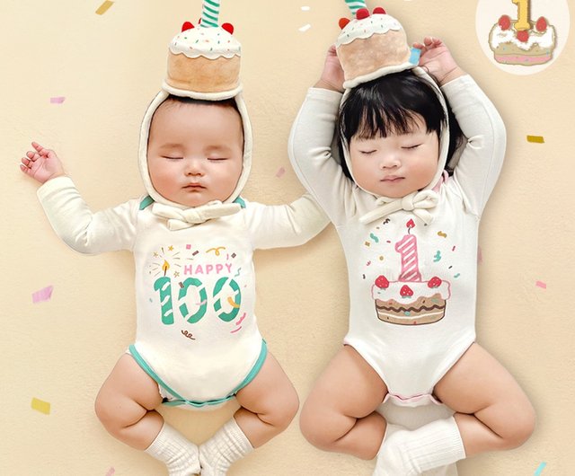 2点まとめ　バーバリー　長袖ボディスーツ スタイ帽子付き マールマール ボディスーツ MARLMARL bodysuits ピンタック
