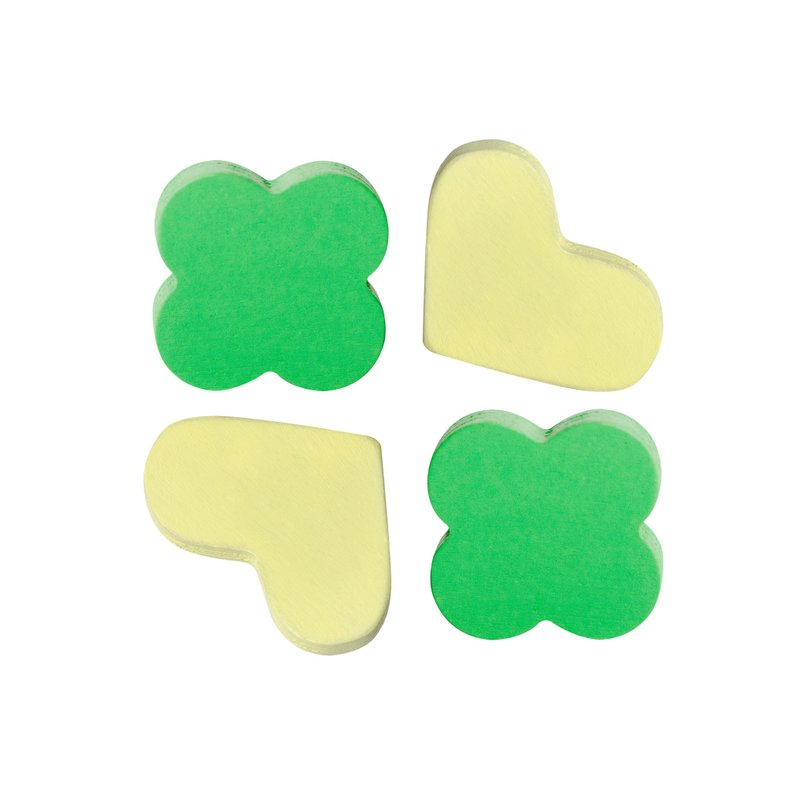 Love & Luck Wood Magnet - 擺飾/家飾品 - 木頭 綠色