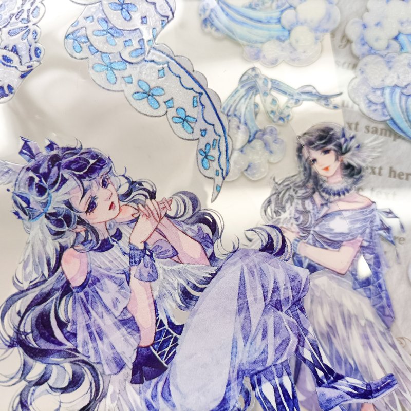 NO.GL1203 冰界 Ice World B  / 系列套組 Series / 紙膠帶 - 紙膠帶/和紙/PET - 塑膠 多色