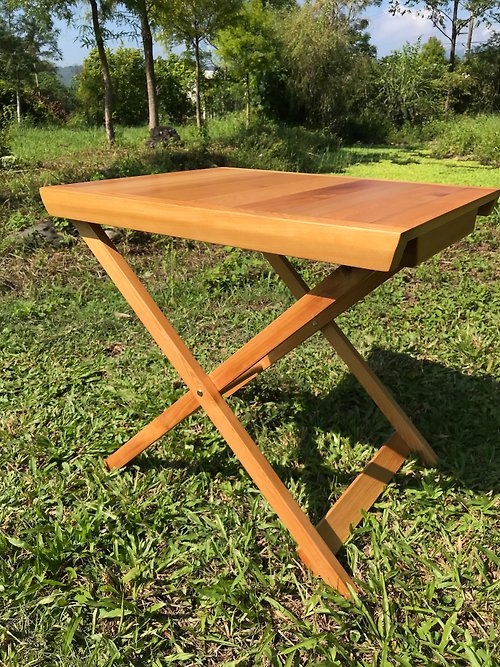 吉林木 台灣檜木摺疊桌