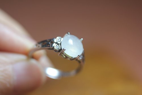 モナコさん専用 シルバー925 翡翠リング フリーサイズ モナコ