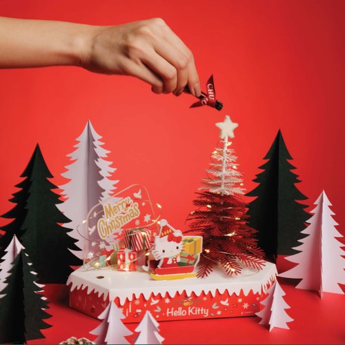 希少 美品 サンリオ マイメロ ジオラマ クリスマスツリー 動作