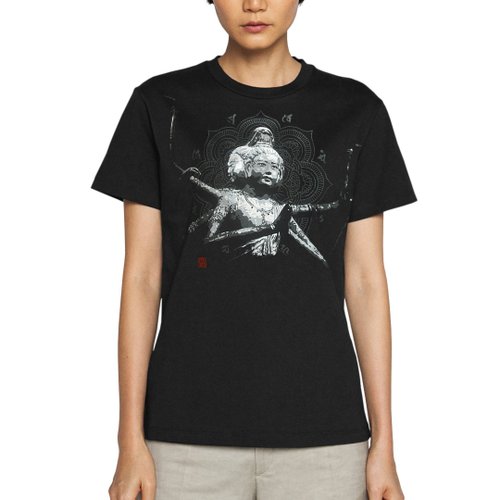 日本製アートTシャツ 仏教Tシャツ 阿修羅 綿100% ユニセックス
