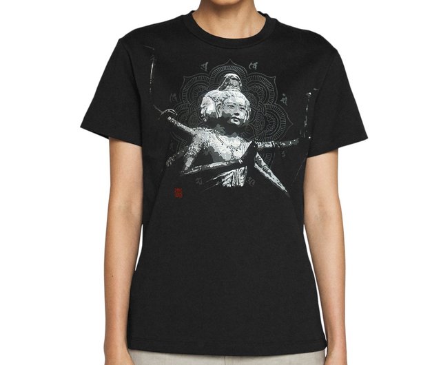 日本製アートTシャツ 仏教Tシャツ 阿修羅 綿100% ユニセックス