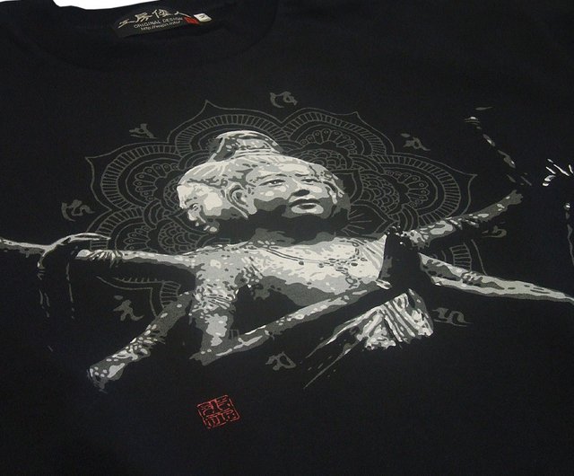 日本製アートTシャツ 仏教Tシャツ 阿修羅 綿100% ユニセックス